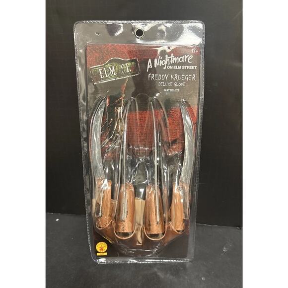 Deluxe Freddy Krueger Glove Nightmare On Elm Street Halloween Cosplay Rubies - Picture 1 of 4